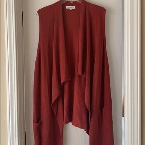 Burnt orange sweater vest
